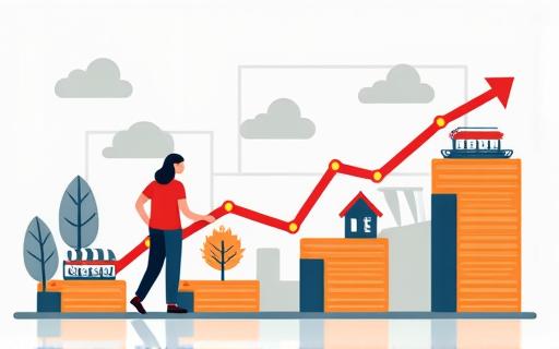 أيقونة التخطيط المالي